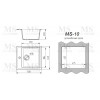 Мойка каменная MS-10
